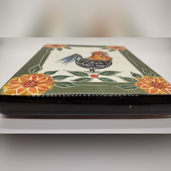 Rooster Ceramic Wall Hanging - Picture 2 of 5